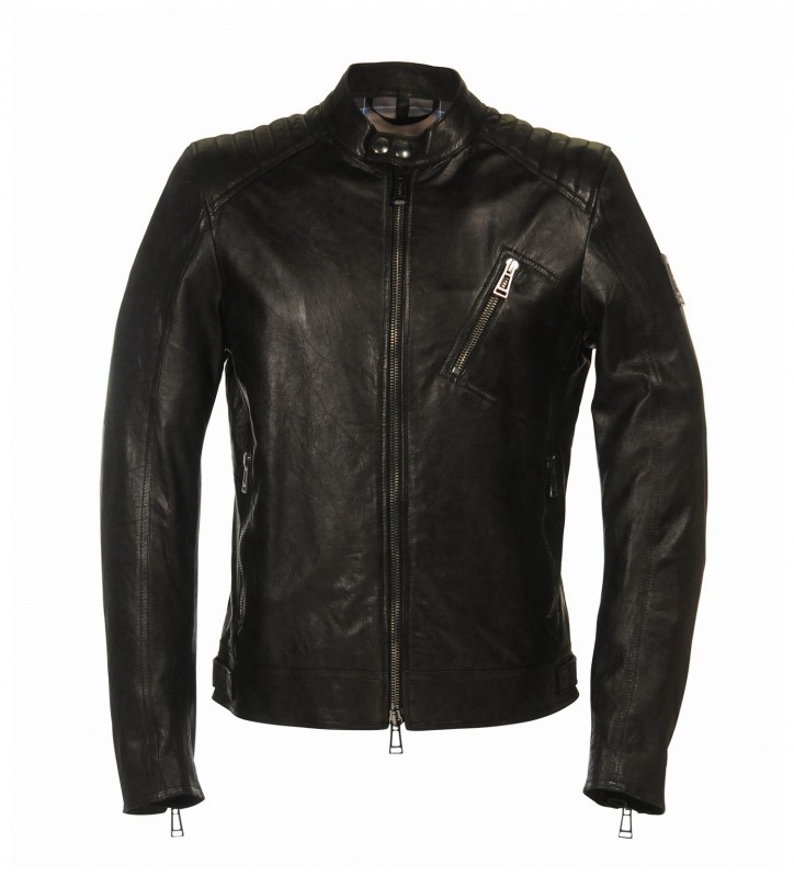 Belstaff K Racer Black Leather Jacket