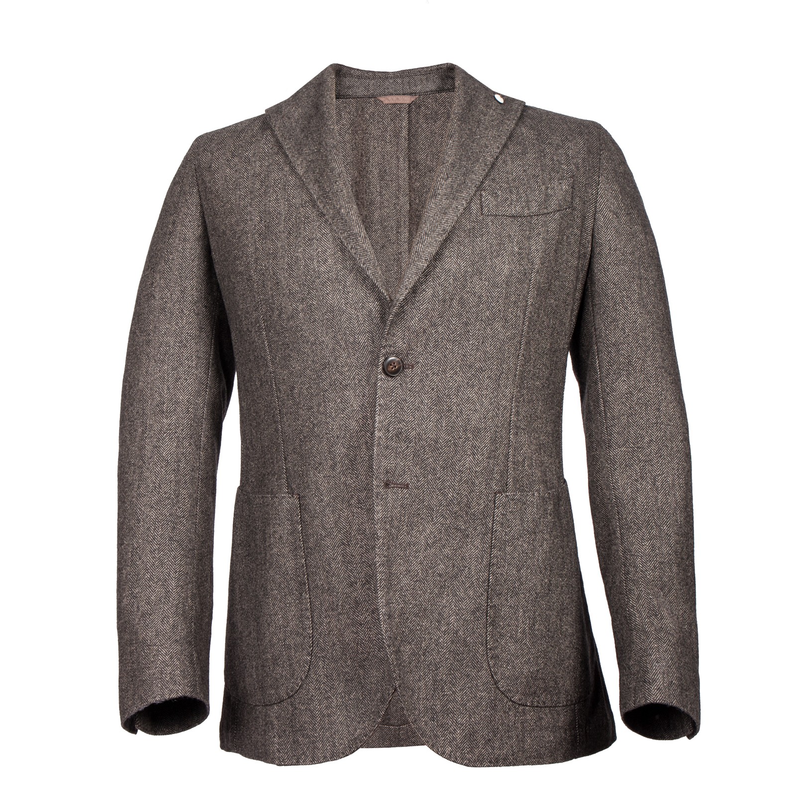 L.B.M. 1911  Linen Cotton Blend Sport Coat - Brown