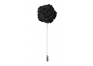 The Detailed Male Burnett Black Lapel Pin