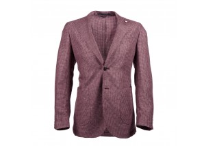 L.B.M. 1911 Linen Cotton Blend Sport Coat - Pink