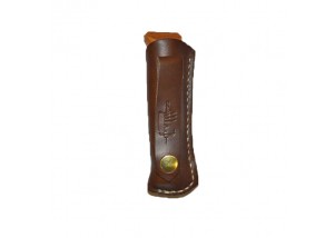 Brown Leather Pocket Knife