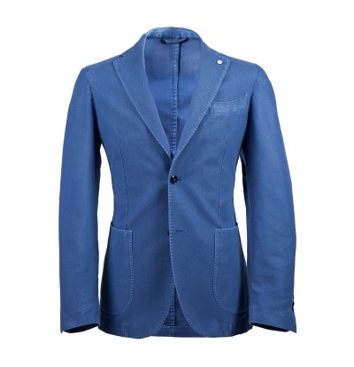 L.B.M. 1911 Linen Cotton Blend Sport Coat - Cobalt