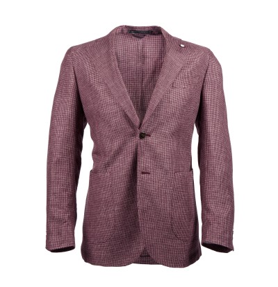 L.B.M. 1911 Linen Cotton Blend Sport Coat - Pink
