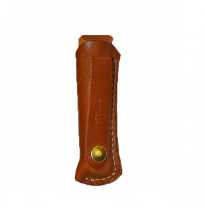 Chestnut Leather Pocket Knife